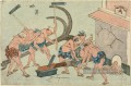 Straßenszenen neu veröffentlicht 11 Katsushika Hokusai Ukiyoe